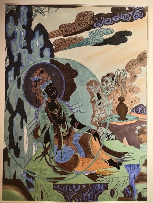 敦煌壁畫赴約島城 快 藝 起來為九色鹿上色鳳凰網甘肅 鳳凰網